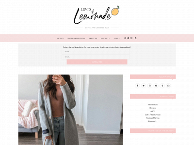 levisandlemonade.com snapshot