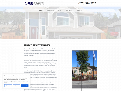 sonomacountybuilders.com snapshot