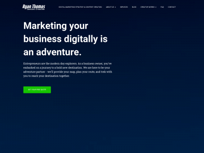ryanthomascontentcreation.com snapshot