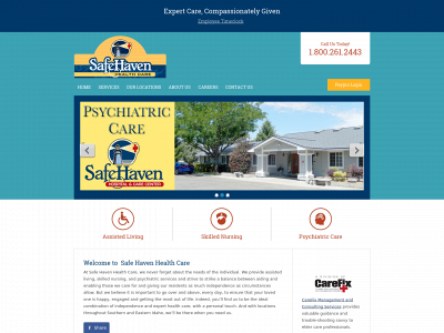 safehavenhealthcare.org snapshot