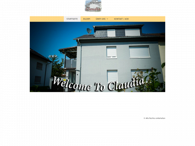apartment-claudia.de snapshot
