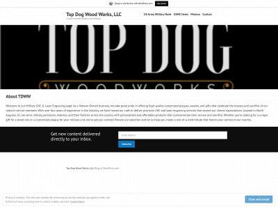 www.topdogwoodworks.com snapshot