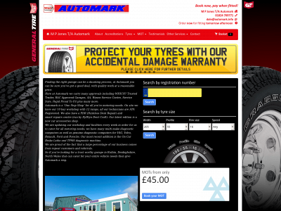 automarktyres.co.uk snapshot