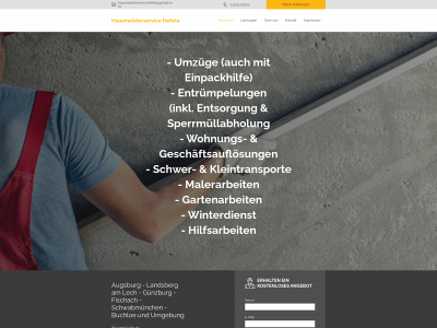 hausmeisterservice-hefele.de snapshot