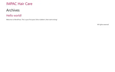 impac-haircare.co.uk snapshot