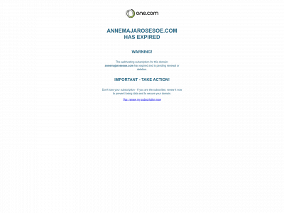 annemajarosesoe.com snapshot