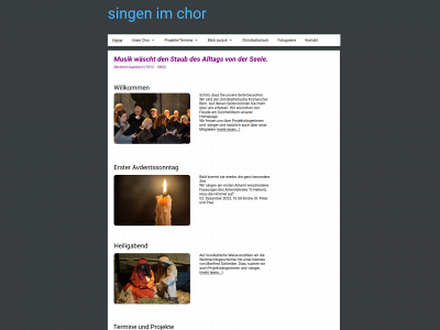 singenimchor.ch snapshot