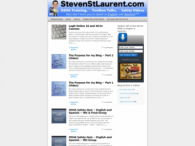 stevenstlaurent.com snapshot