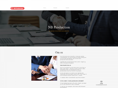 nbproduction.dk snapshot