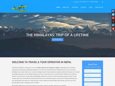 driftnepalexpedition.com snapshot