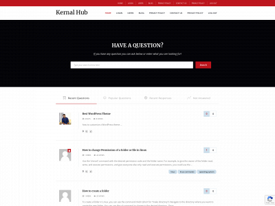 kernalhub.com snapshot