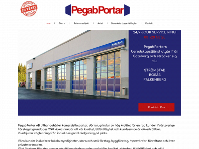 pegab-portar.se snapshot