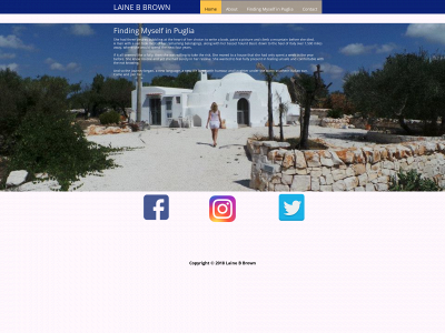 lainebbrown.com snapshot