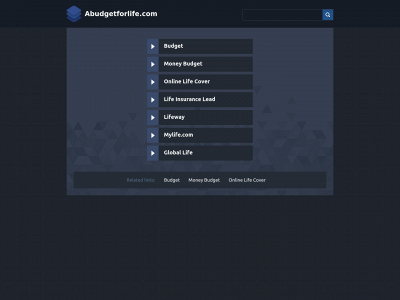 abudgetforlife.com snapshot