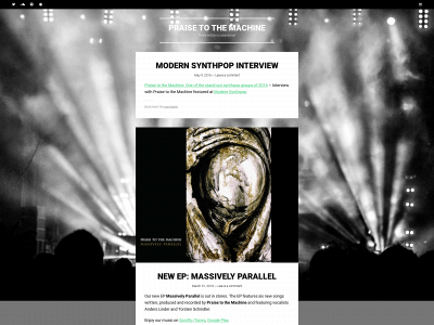 praisetothemachine.com snapshot