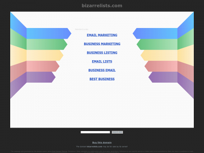 bizarrelists.com snapshot