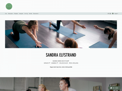 sandraelfstrand.se snapshot