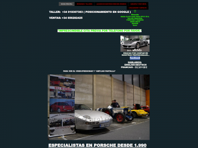 porsche911madrid.com snapshot