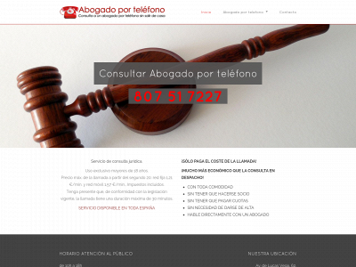 abogadoportelefono.com snapshot