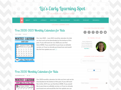 lizs-early-learning-spot.com snapshot