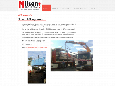 nilsenbaatogkran.no snapshot