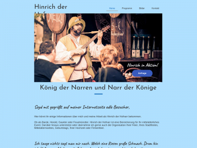 hinrich-der-hofnarr.de snapshot