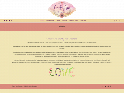 craftyyeocreations.co.uk snapshot