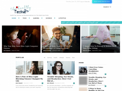 thehealthytechie.com snapshot