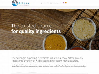 artesallc.com snapshot