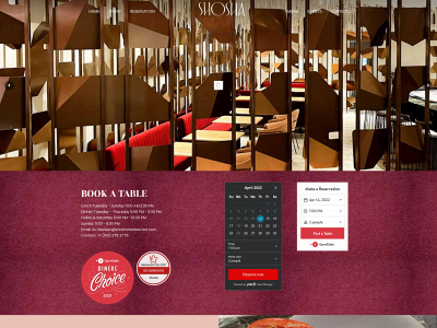www.shosharestaurant.com snapshot