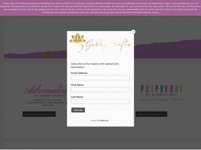 gabbycrafts.com snapshot