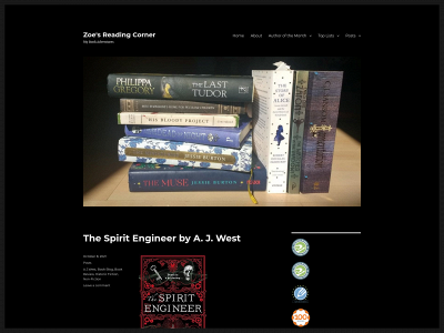 zoesreadingcorner.com snapshot