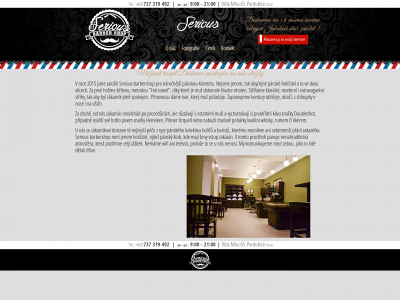 seriousbarbershop.com snapshot