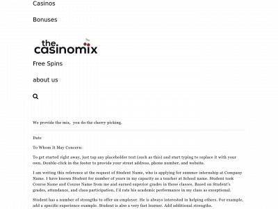 thecasinomix.com snapshot