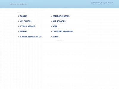 abboud-school.com snapshot