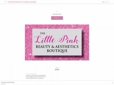 thelittlepinkbeautyboutique.co.uk snapshot
