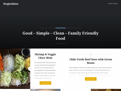 fergiesbites.com snapshot