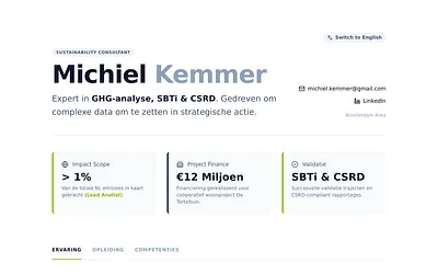 mkemmer.nl snapshot