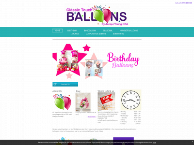 classictouchballoons.co.uk snapshot