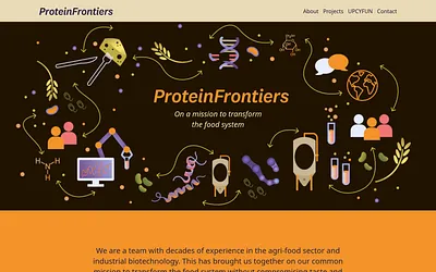 proteinfrontiers.dk snapshot