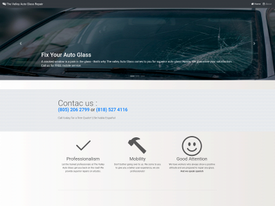 valleyglassrepair.com snapshot