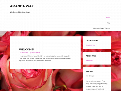 amandawax.com snapshot