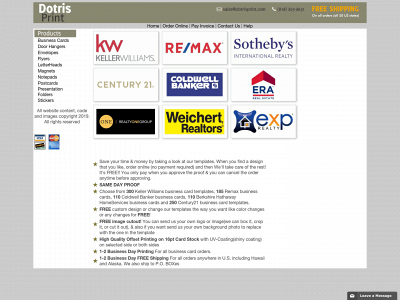 dotrisprint.com snapshot