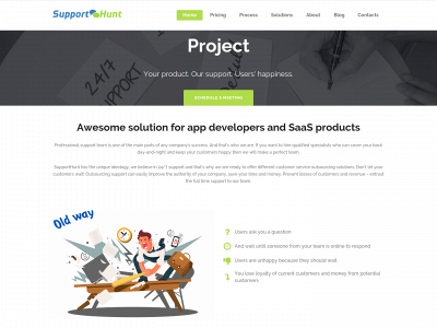 supporthunt.com snapshot