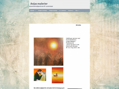 anjasmalerier.dk snapshot