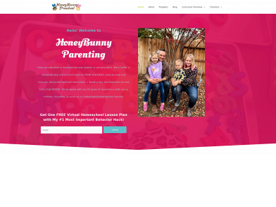 honeybunnyparenting.com snapshot