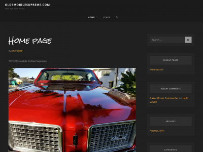 oldsmobilesupreme.com snapshot