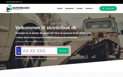 skrotbilbud.dk snapshot