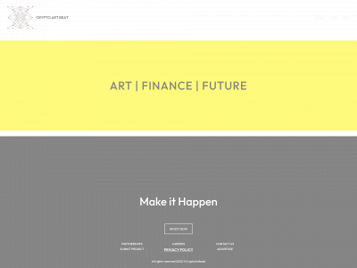 cryptoartbeat.com snapshot