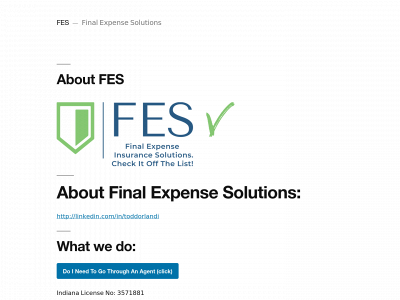 finalexpensesolutions.biz snapshot